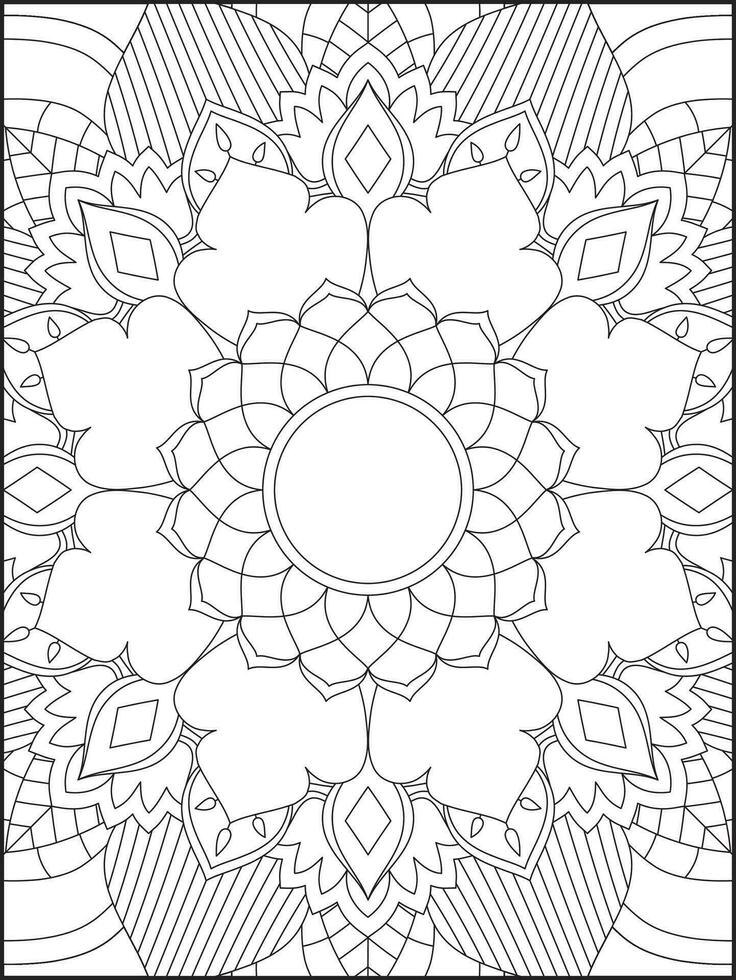 Mandala. kids coloring pages. Mandala coloring pages. adults coloring pages. coloring page vector