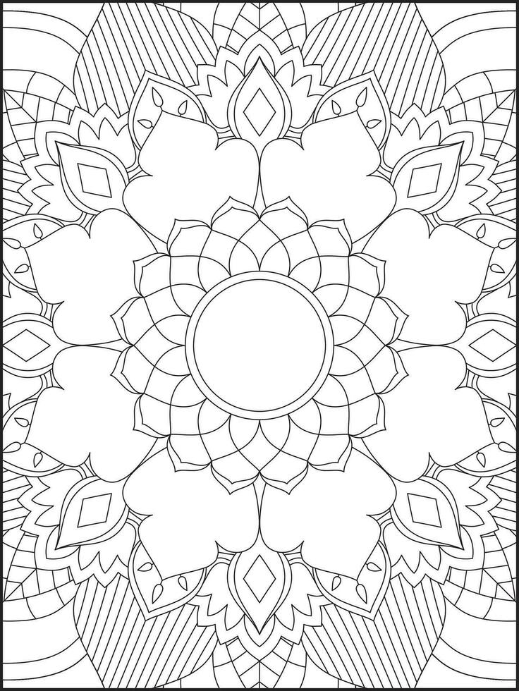 Mandala. kids coloring pages. Mandala coloring pages. adults coloring pages. coloring page vector