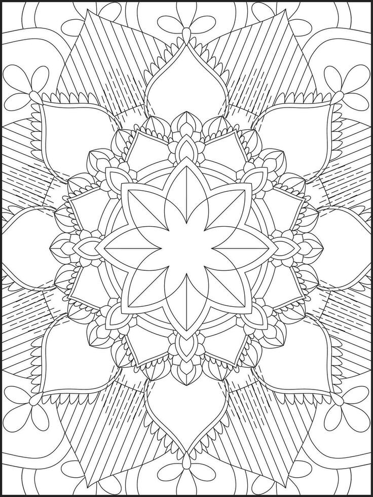 Mandala. kids coloring pages. Mandala coloring pages. adults coloring pages. coloring page vector