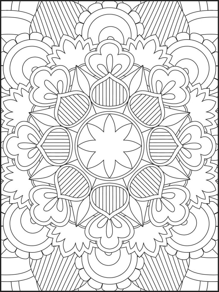 Mandala. kids coloring pages. Mandala coloring pages. adults coloring pages. coloring page vector