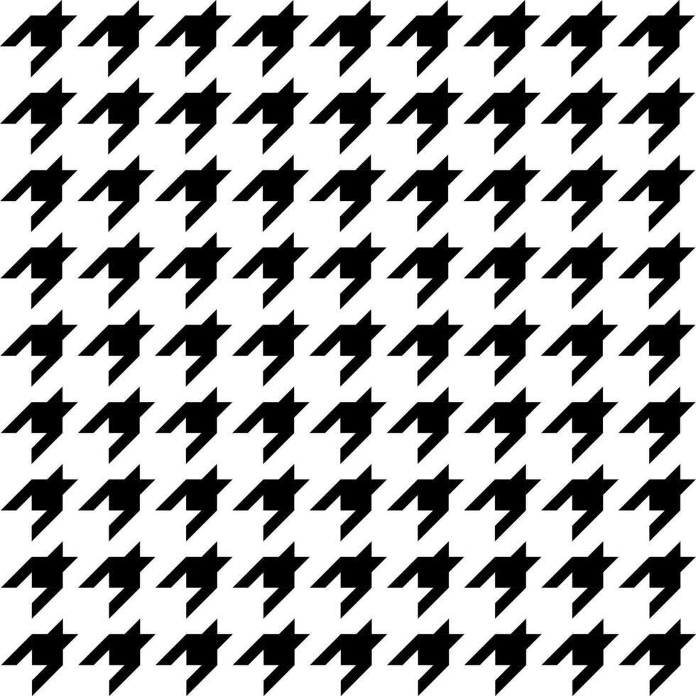 black and white seamless pattern hounds tooth pattern vector