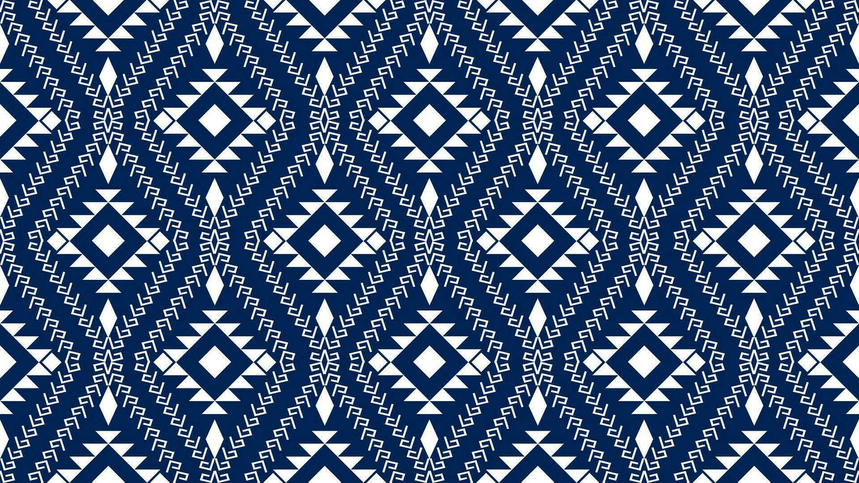 Tribal ornament. Seamless African pattern. Ethnic carpet with chevrons. Aztec style. Geometric mosaic on the tile, majolica. Ancient interior. Modern rug. Geo print on textile. vector