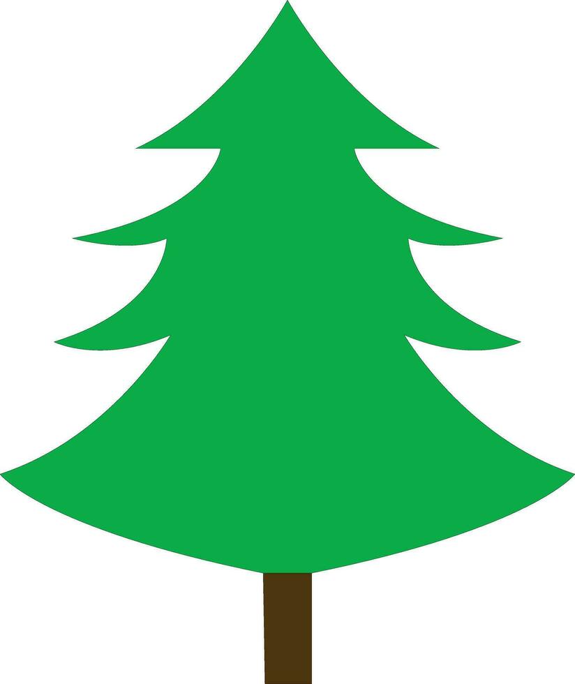 varios verde árbol vectores bosque y naturaleza concepto. diferente árbol simbolos educación y formación póster diseño. vector dibujado para planta y árbol presentación.