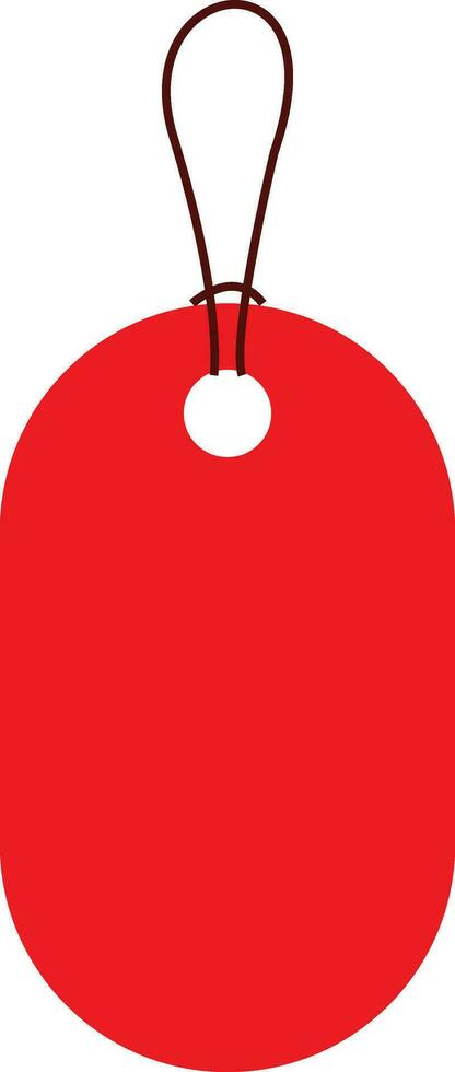 Sale tags and label. Price tag. Hanging red sales tag . Paper label. Special offer. Blank, discount and price icon vector