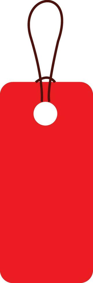 Sale tags and label. Price tag. Hanging red sales tag . Paper label. Special offer. Blank, discount and price icon vector
