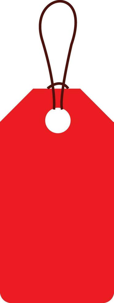 Sale tags and label. Price tag. Hanging red sales tag . Paper label. Special offer. Blank, discount and price icon vector