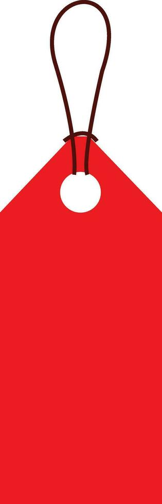 Sale tags and label. Price tag. Hanging red sales tag . Paper label. Special offer. Blank, discount and price icon vector