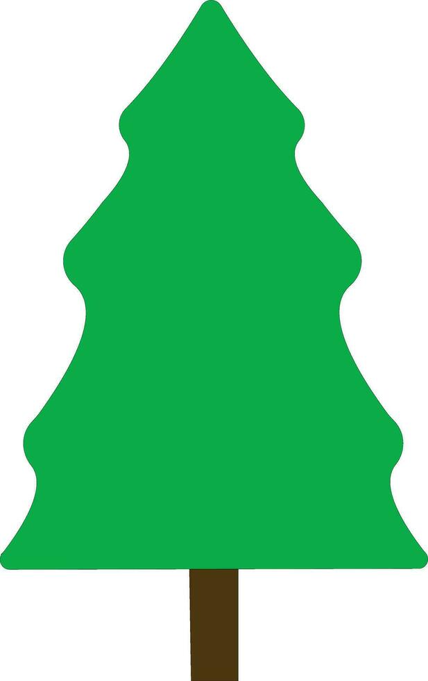 Various green tree vectors. Forest and nature concept. Different tree symbols. Education and training poster design. Vector drawn for plant and tree presentation.