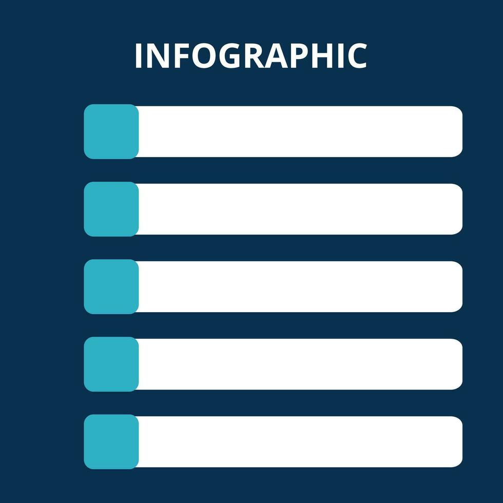 Infographic steps vector free template