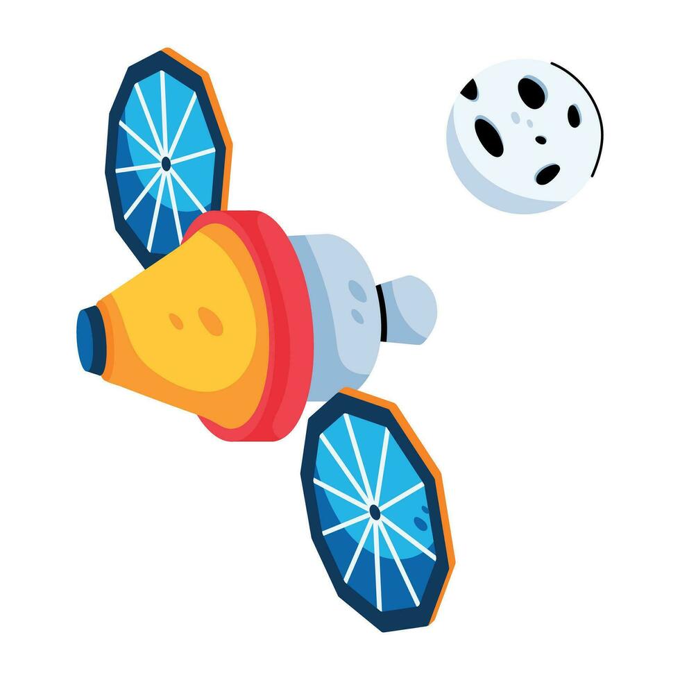 Trendy Orion Spacecraft vector