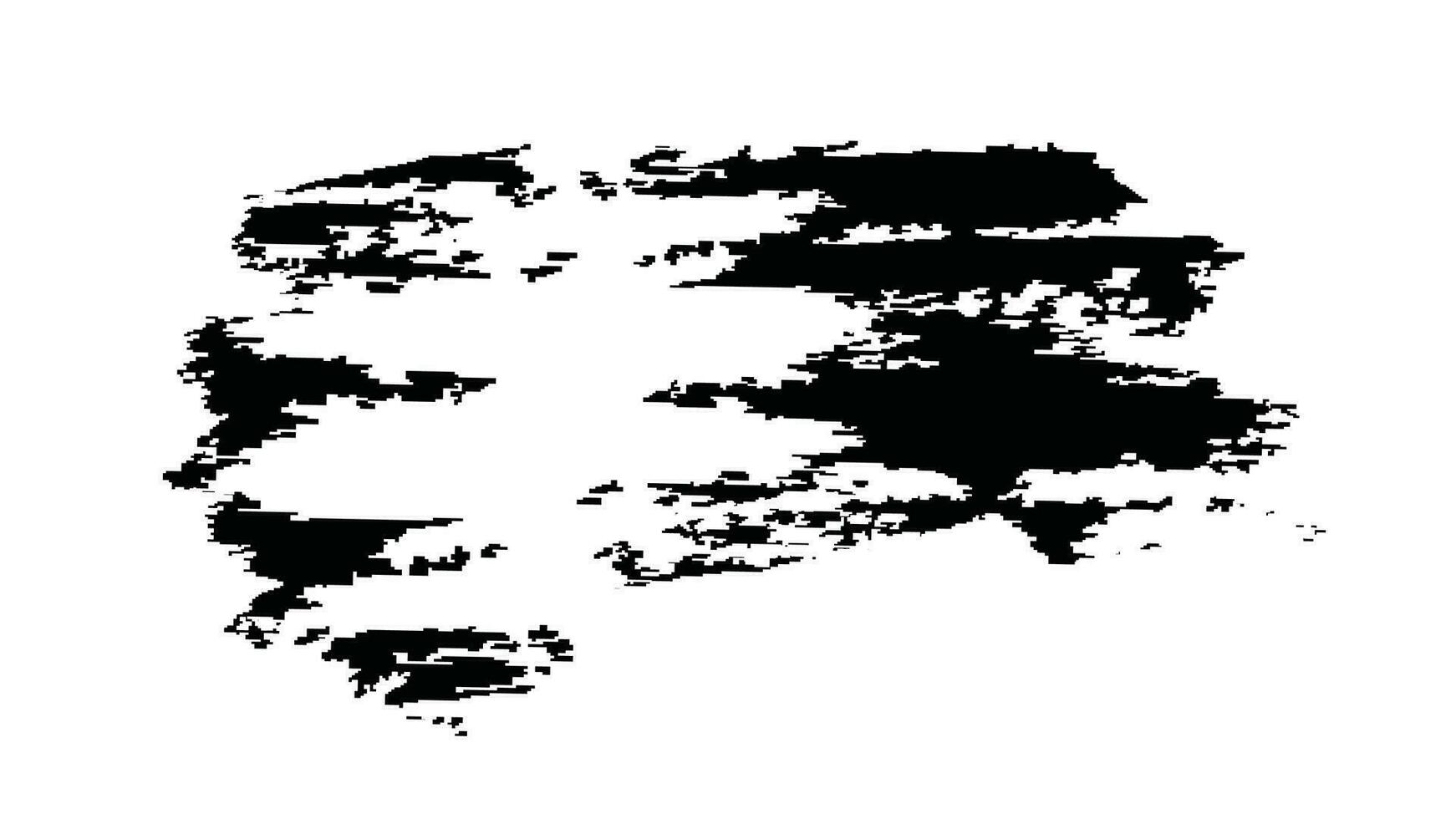 Grunge badge brush vector design illustration. Grunge paintbrush design conceptual. Abstract black brush stroke. Black grunge brushes. Splash.