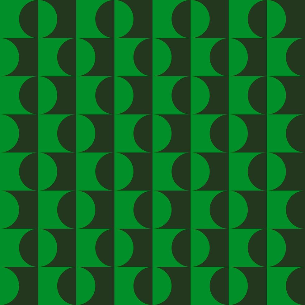 Green geometric pattern background use for background design, print, social networks, packaging, textile, web, cover, banner and etc. vector