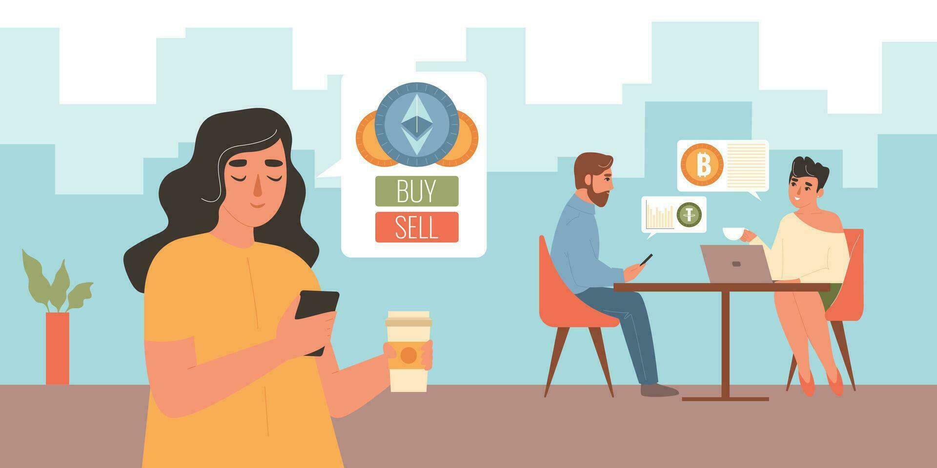 Money Evolution Flat vector