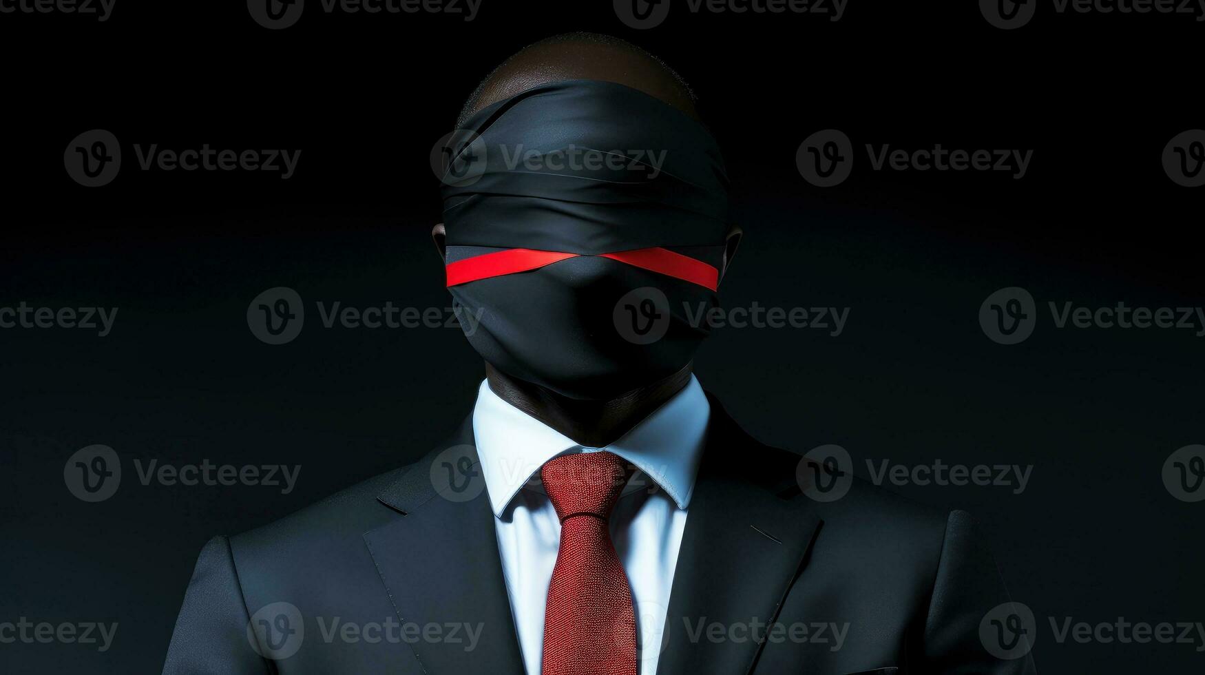 Symbol of unity for World AIDS Day, human with ribbon red, concept of helping those in need, Generative AI illustration photo