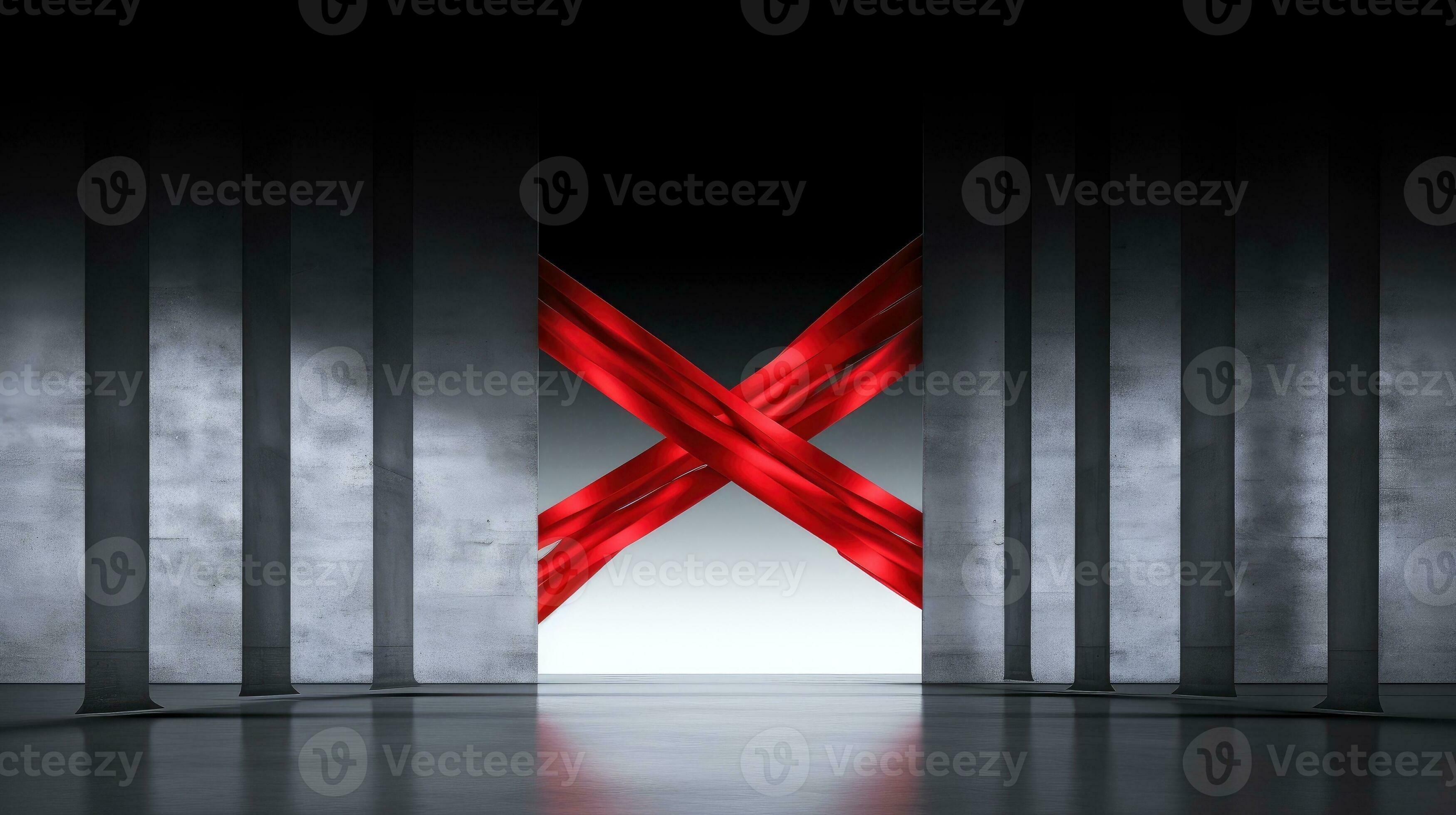 Red ribbon on dark background, World AIDS Day, concept of helping those in  need, Generative AI illustration 29590992 Stock Photo at Vecteezy