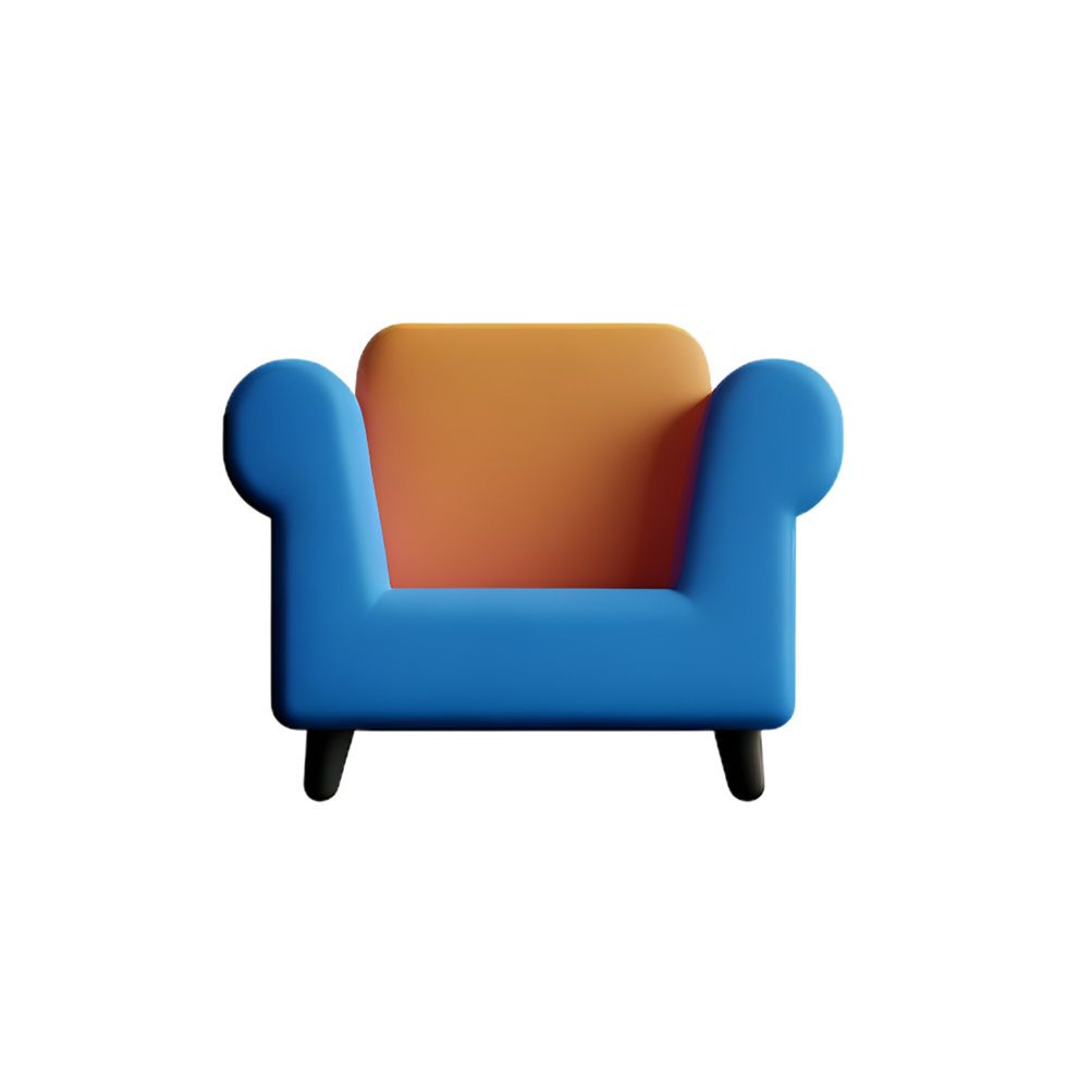 furniture 3d rendering icon illustration png