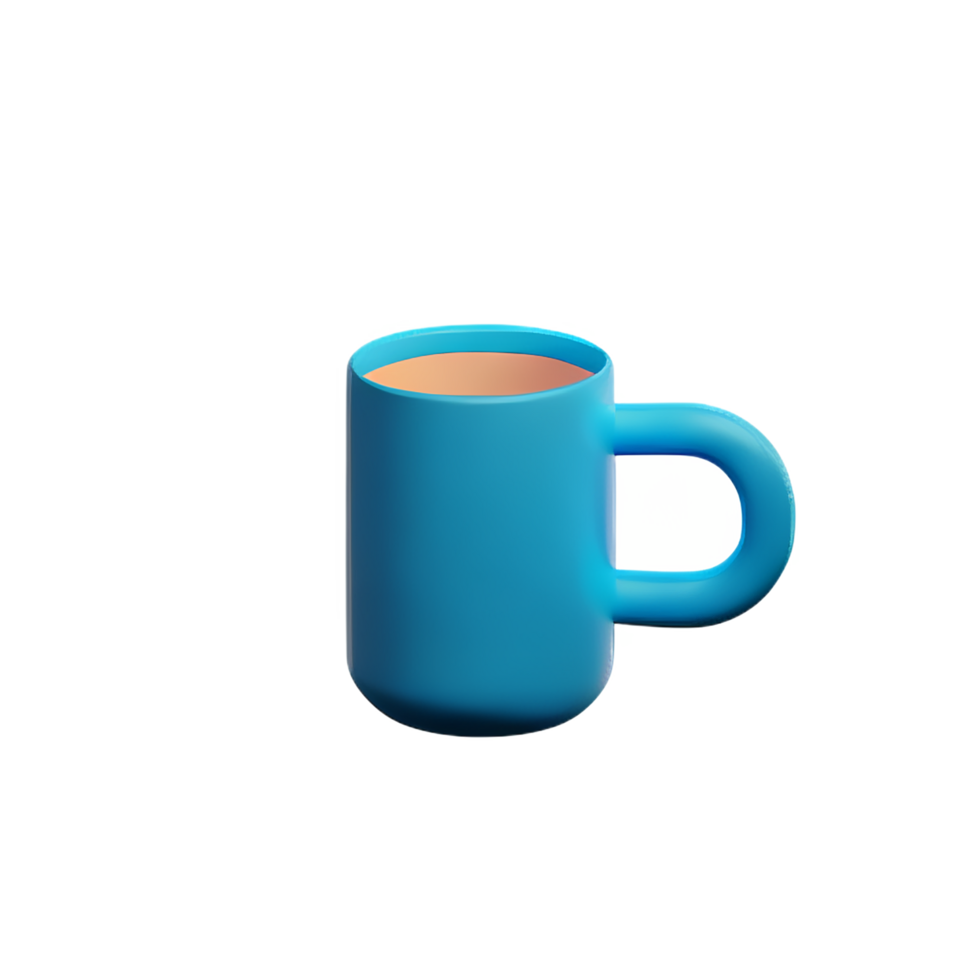 mug 3d rendering icon illustration png