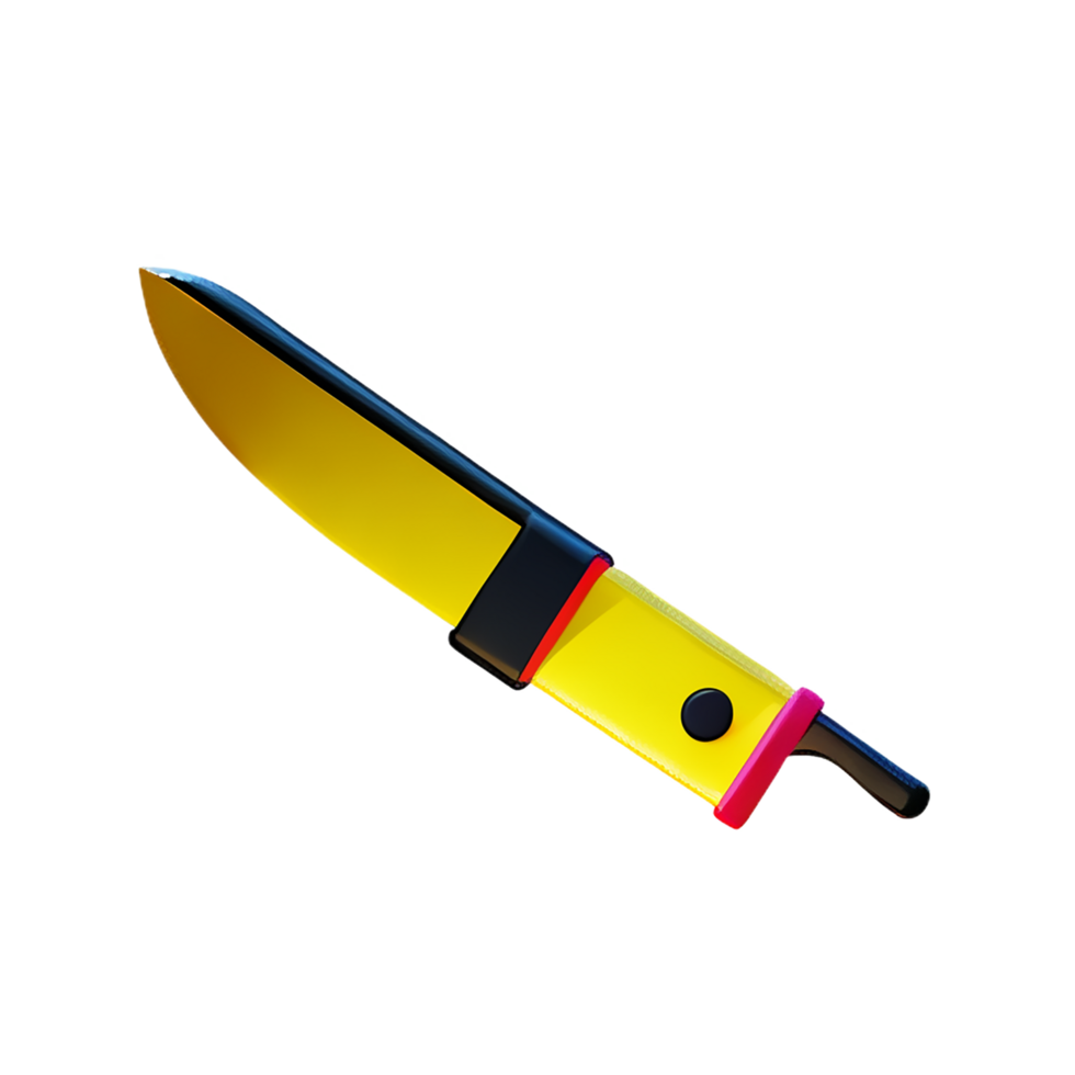 knife 3d rendering icon illustration png