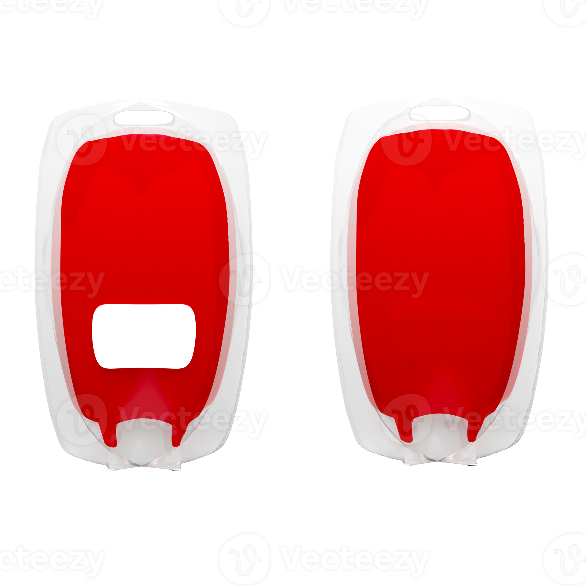 3D rendering of blood bag with label on package 28572912 PNG
