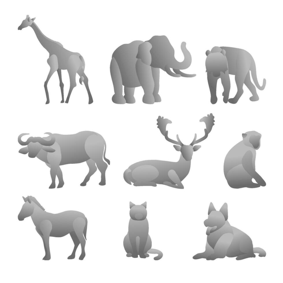 World Animal Day vector collection
