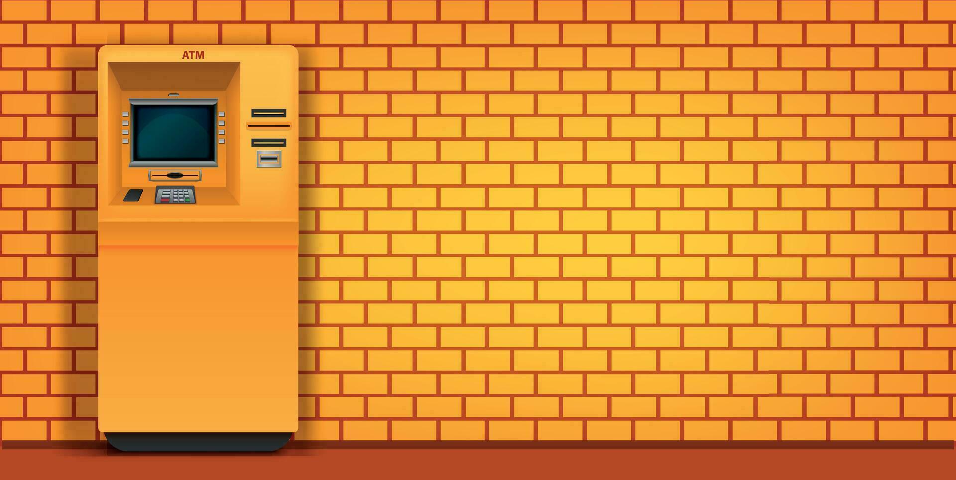 Atm Machine Illustration vector