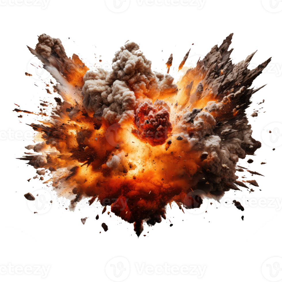 explosion fire . AI Generated png