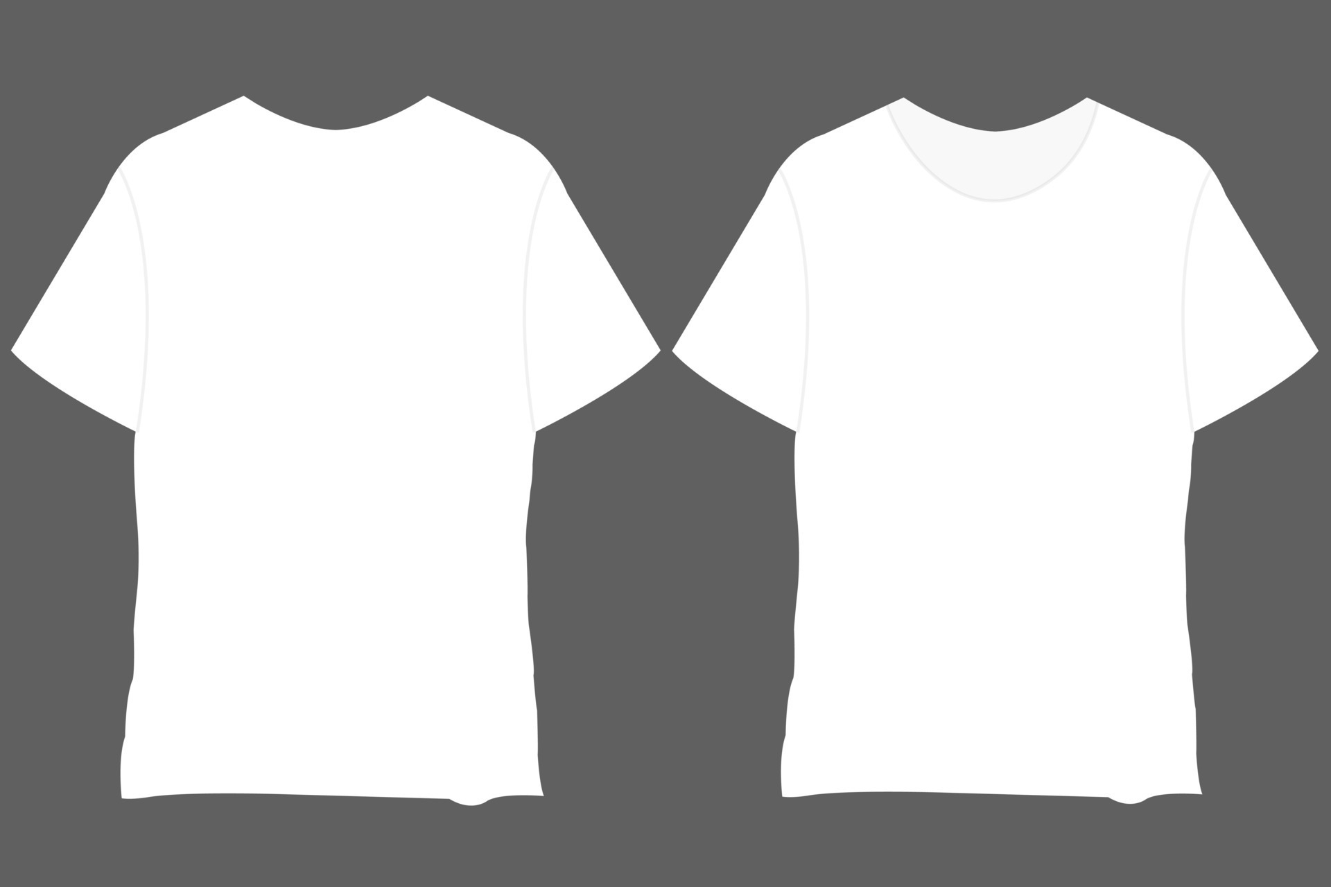 TShirt Mockup vector template. Blank white T-Shirts Front view presentation  for print. Men's white Mock-up Ready to replace design. Short sleeve casual  cloth t-shirt. 28573849 Vector Art at Vecteezy