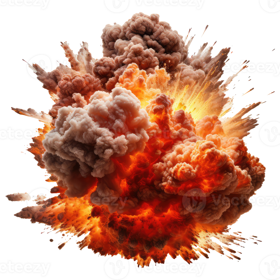 explosion fire . AI Generated png