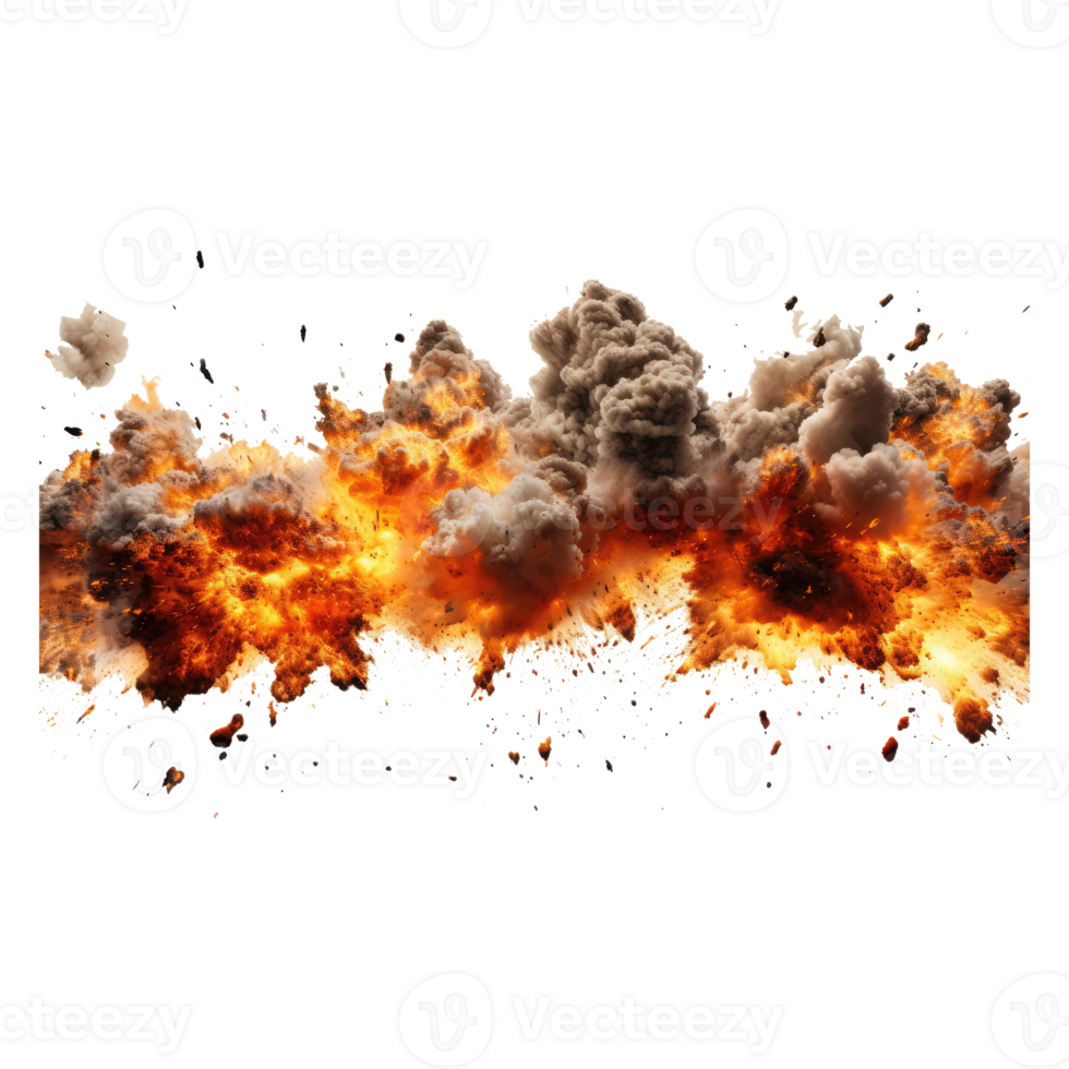 explosion fire . AI Generated png