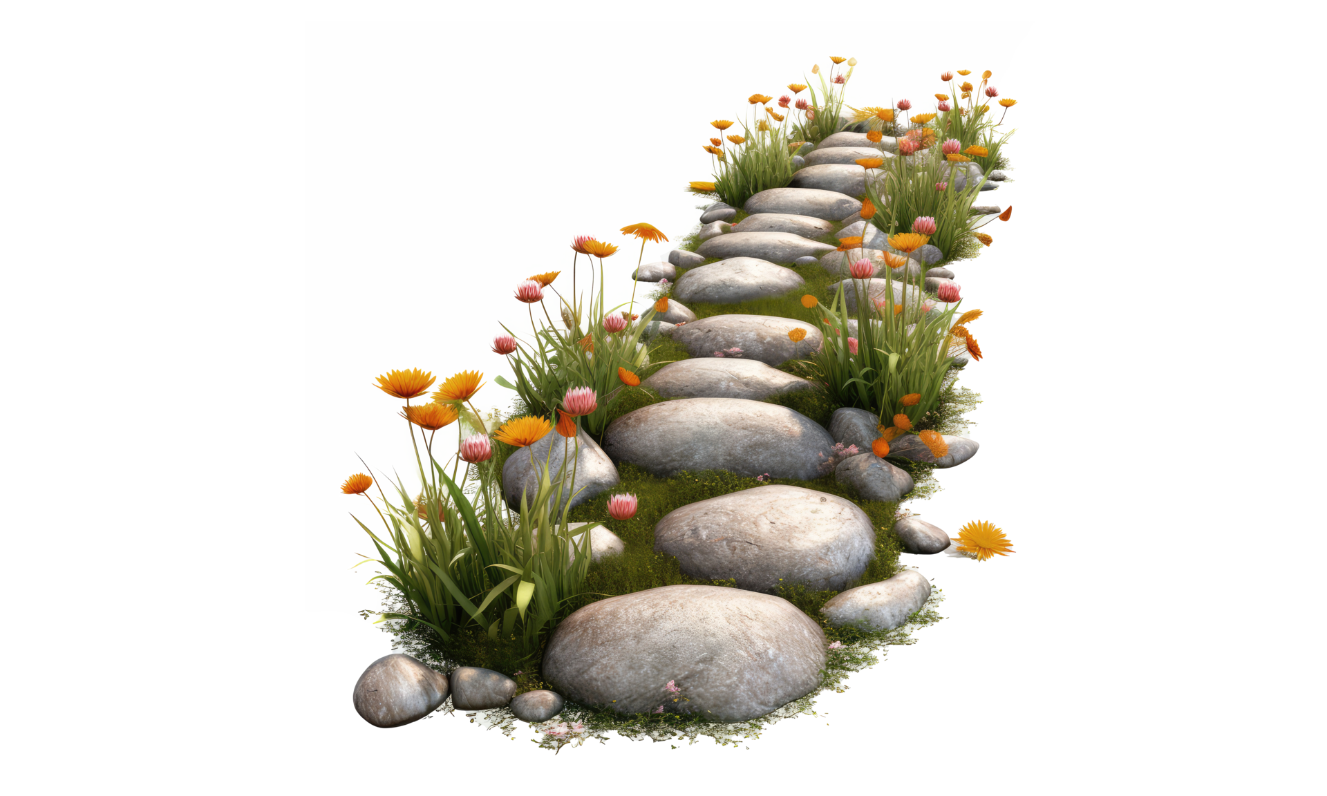 grass gravel path . AI Generated 28573974 PNG