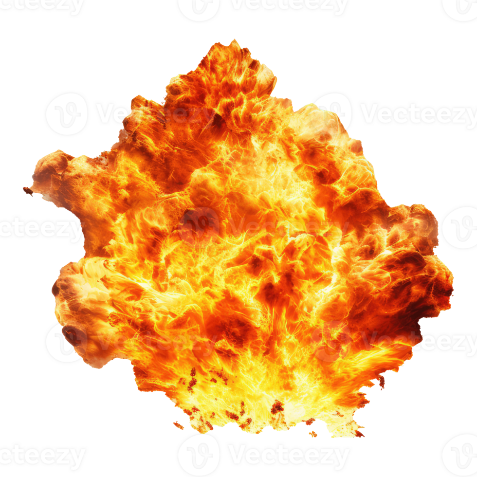 explosion fire . AI Generated png