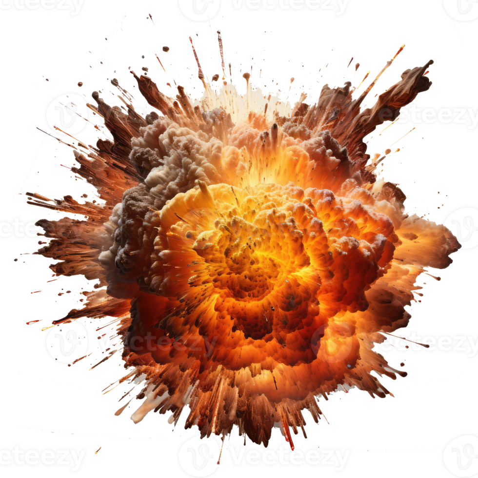 explosion fire . AI Generated png