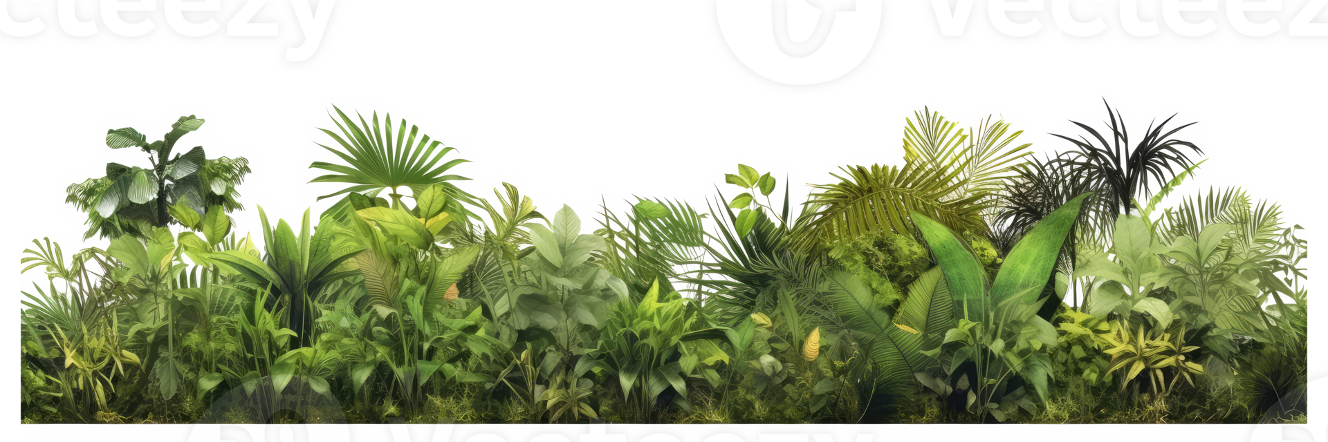 green wild grass in the landscape . AI Generated png