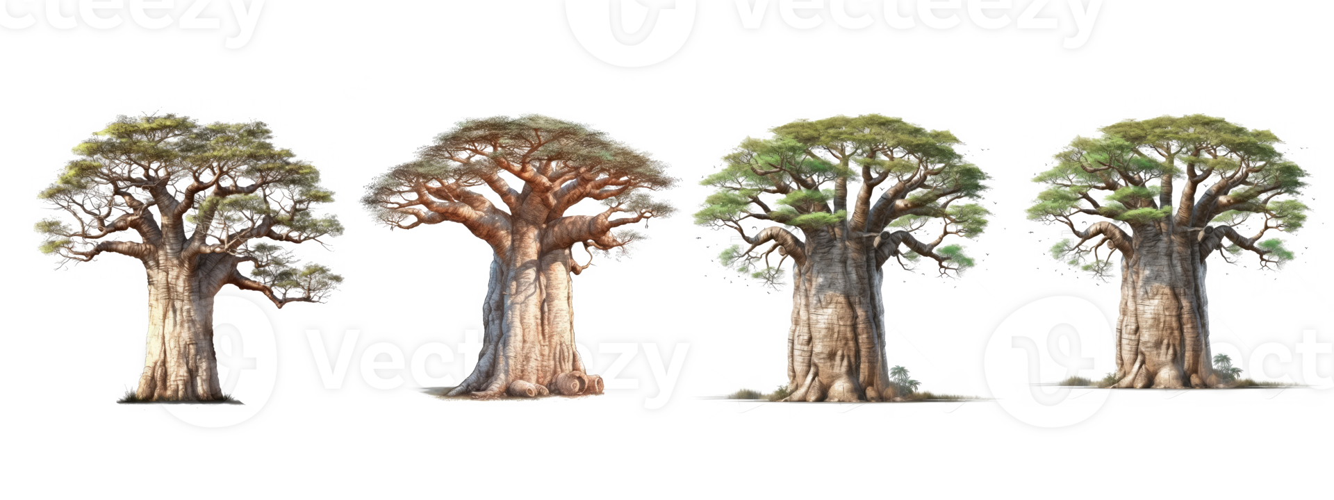 Baobab Tree . AI Generated png