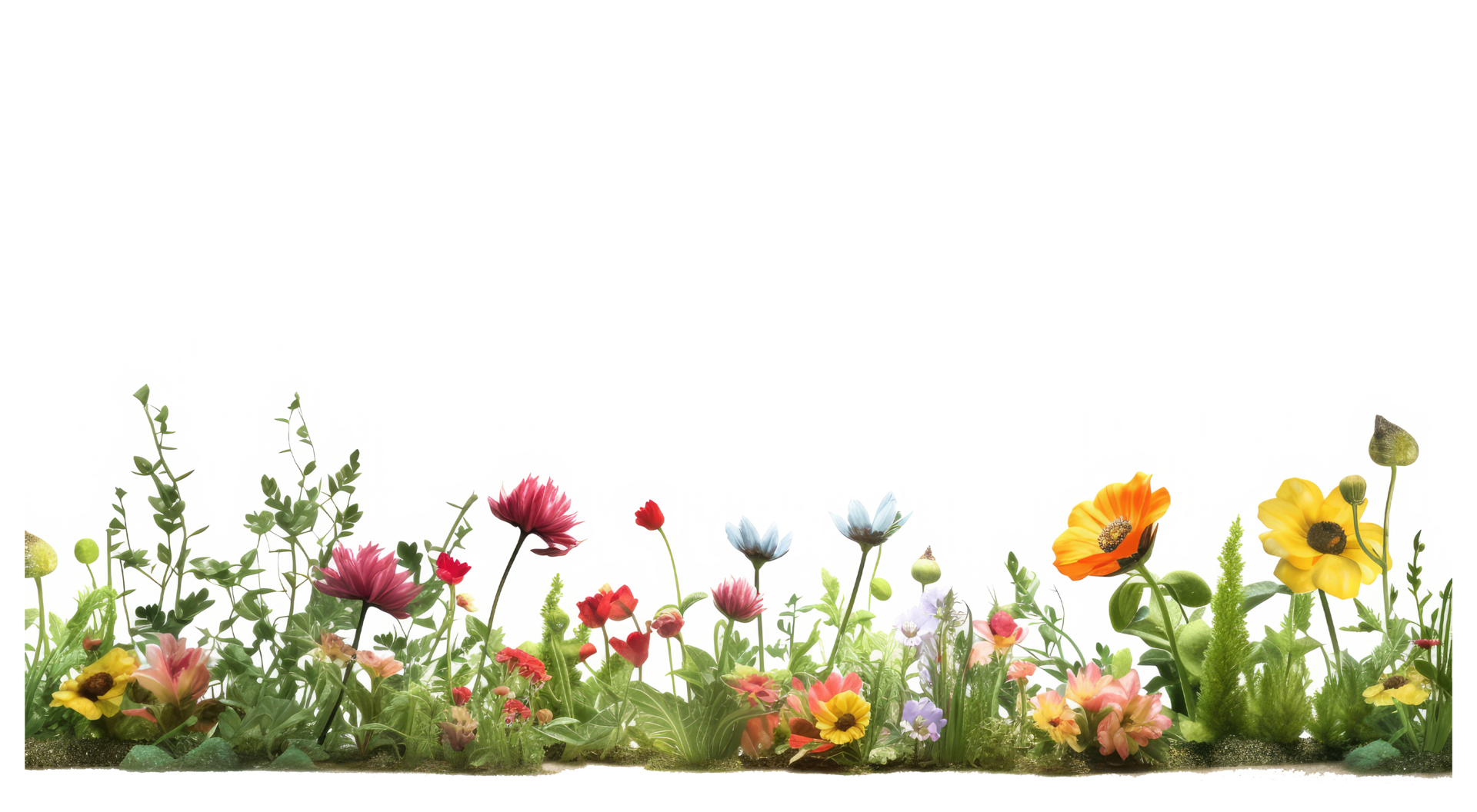 Bright Spring Flowers Border With Wild Plants AI Generated 28574146 PNG 20-wild-plants-you-can-eat-in-the-wilderness-source-ifunny-edible