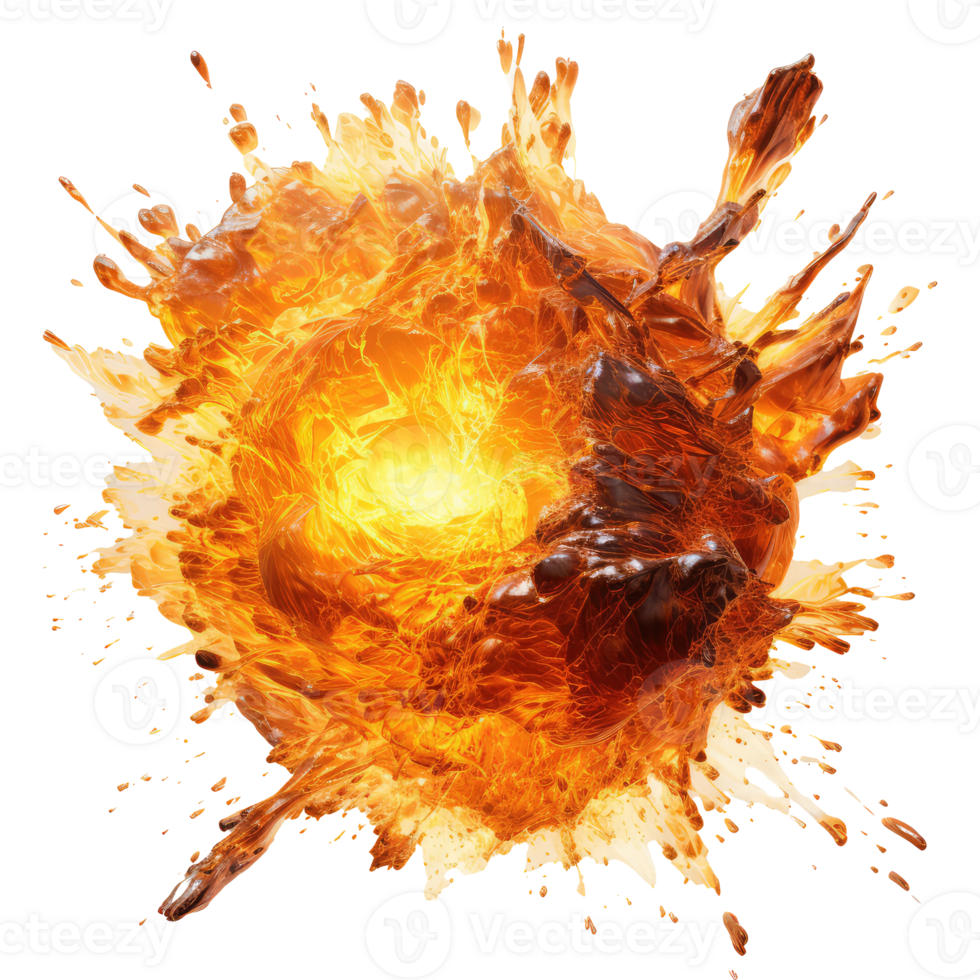 explosion fire . AI Generated png