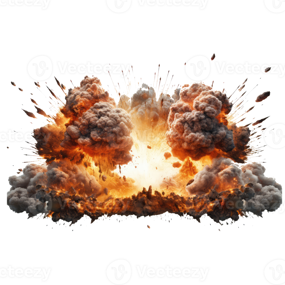 explosion fire . AI Generated png