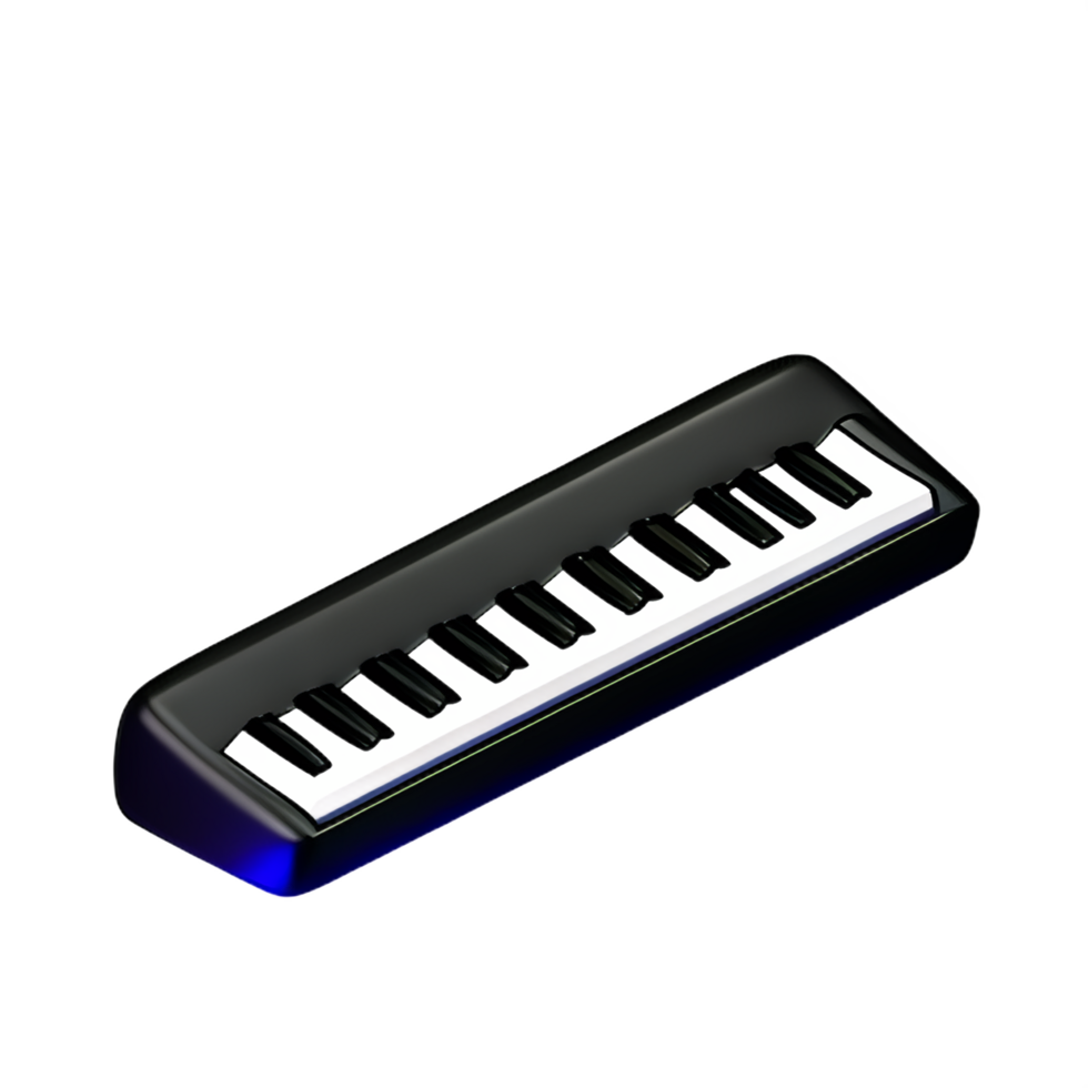 piano 3d rendering icon illustration png