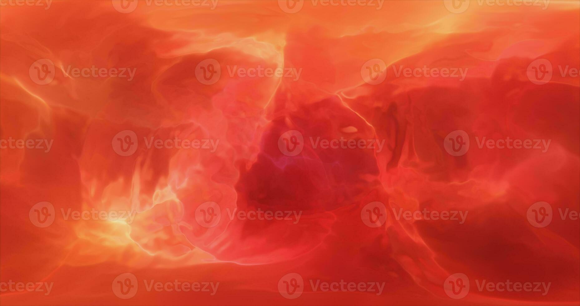 Abstract yellow orange iridescent multicolored energy magical bright glowing liquid plasma background photo