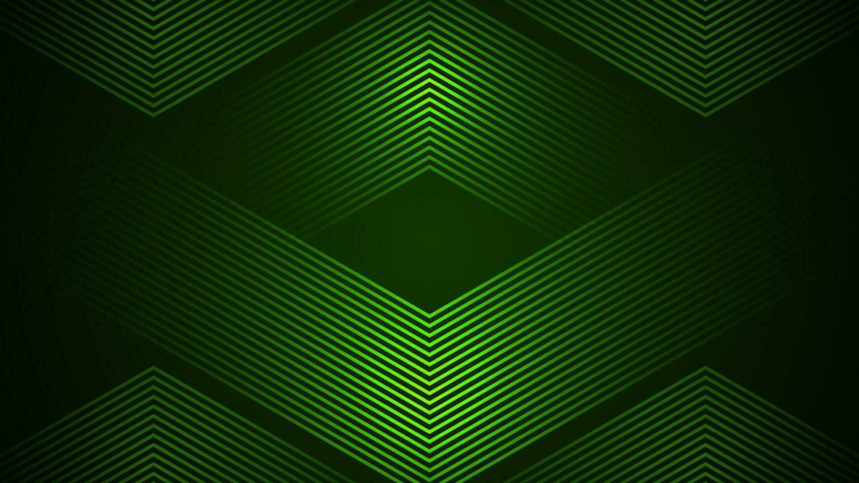 Dark green simple abstract background with lines in a geometric style as the main element. vector