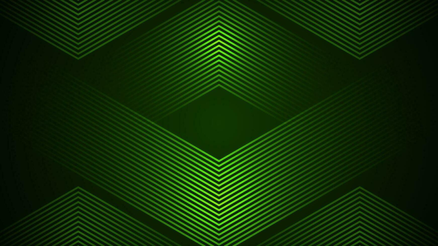 Dark green simple abstract background with lines in a geometric style as the main element. vector