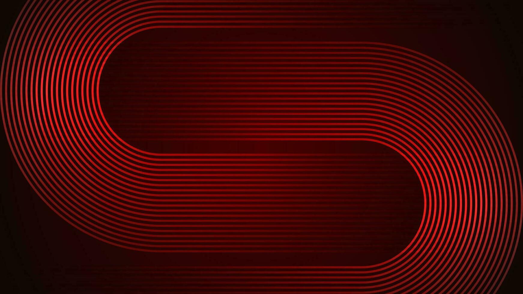 Dark red simple abstract background with lines in a curved style geometric style as the main element. vector