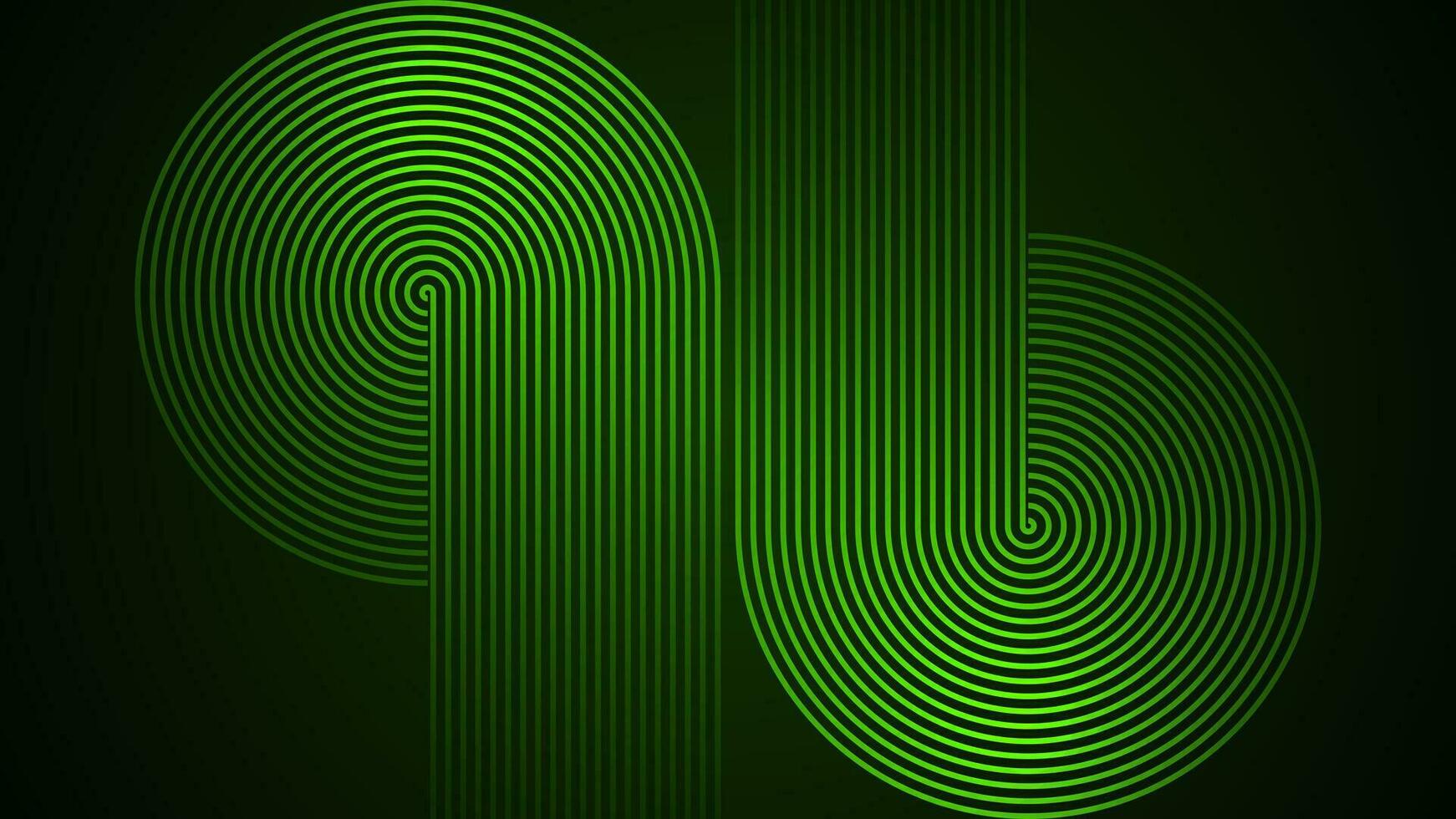 Dark green simple abstract background with lines in a geometric style as the main element. vector