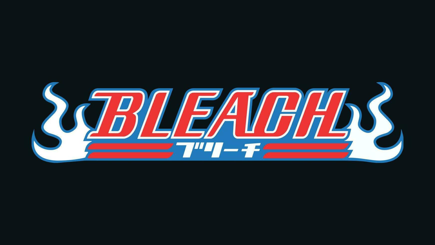 Bleach anime logo vector