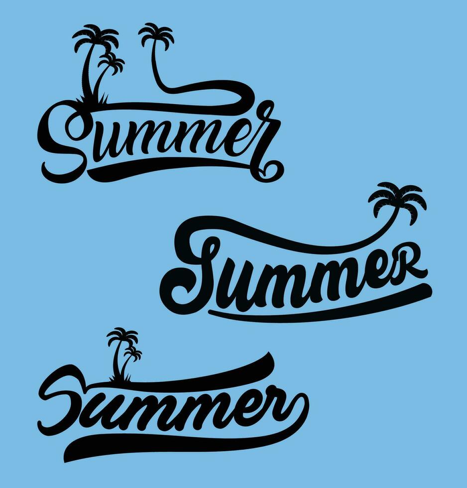 Free Summer t-shirt design and vector file