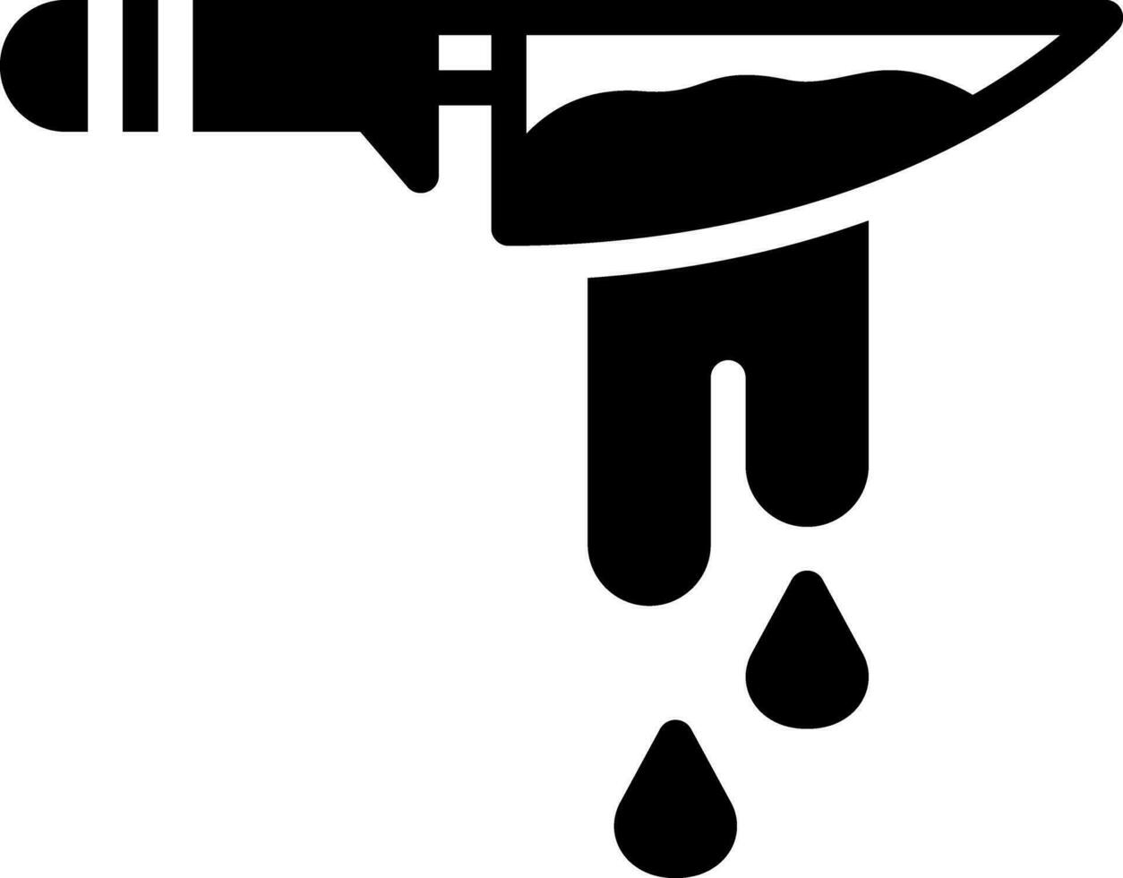 solid icon for bloody vector