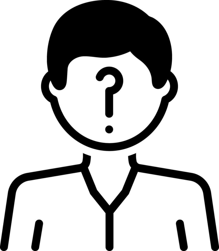 solid icon for suspected vector