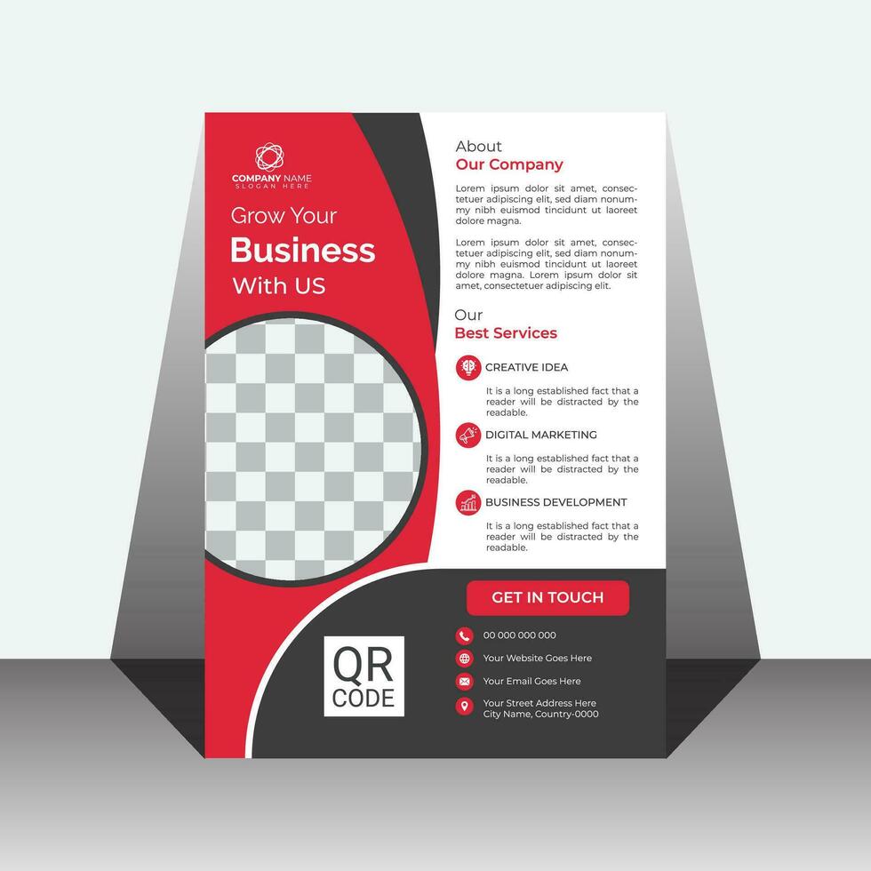 Modern Business Flyer Design Template vector