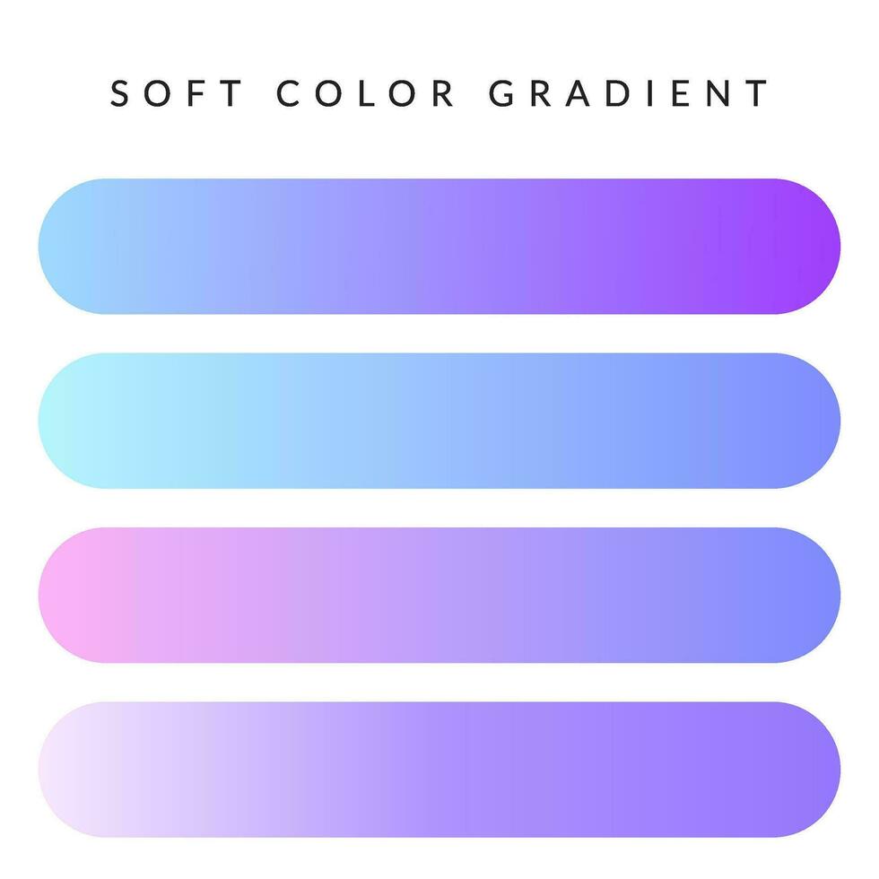 suave degradado color. suave color paleta. pastel colores. vector