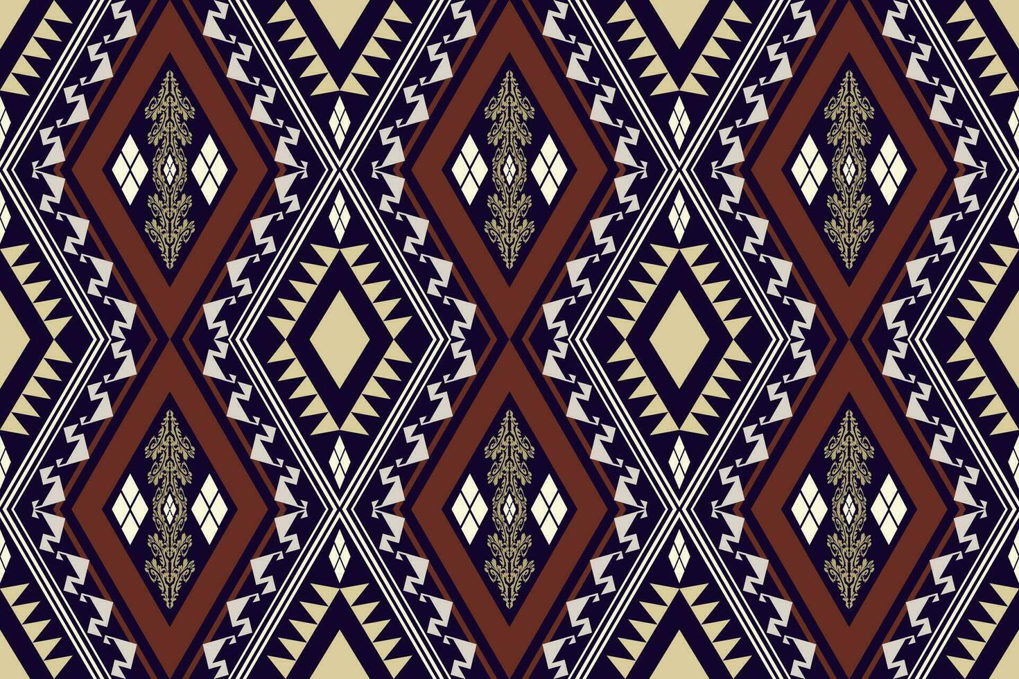 Geometric ethnic oriental traditional art pattern.Figure tribal embroidery style.Design for background,wallpaper,clothing,wrapping,fabric,element,,vector illustration. vector